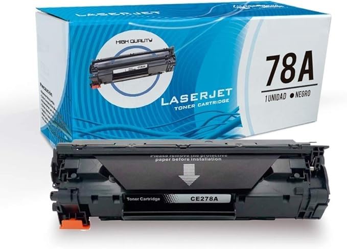 GN78A Cartucho de tóner Compatible para HP CE278A 78A para HP LaserJet Pro M1530 MFP, M1536 DNF MFP, M1537 DNF MFP, M1538 DNF MFP, M1539 DNF MFP, P156   2.100 páginas