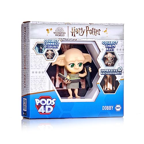 WOW! PODS - 4D Harry Potter Dobby, Unique Connectable Collectable Bobble-head figure that Bursts from their World into Yours, Wall or Shelf Display, Harry Potter Toys and Gifts, Series 1 no. 421 - Image 2