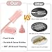 6 in 1 Baby Bottle Cleaner Set with Drying Rack,Silicone Baby Bottle Brush,Straw Brush,Nipple Brush,Soap Dispenser and Storage Box, Portable Baby Essentials for Home&Travel(Pink)