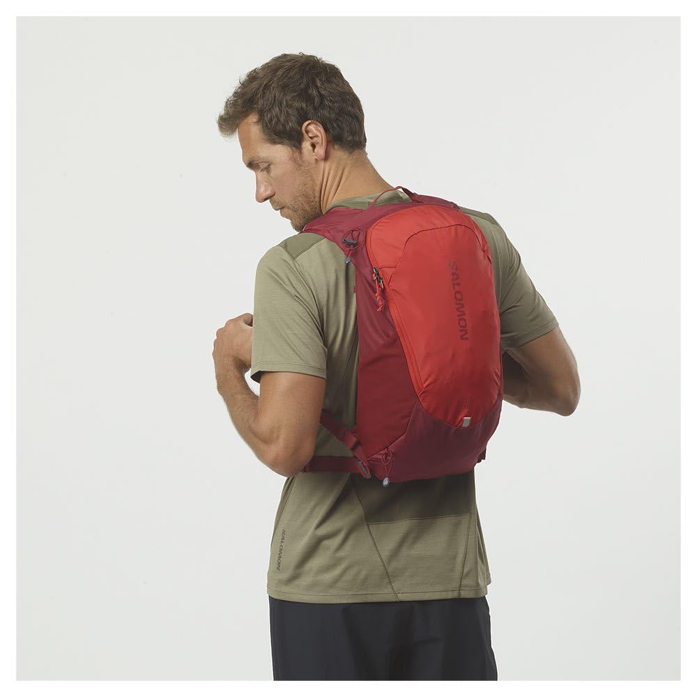 Salomon Trailblazer 10 Plecak turystyczny 10 l, unisex, wszechstronny, łatwy w użyciu, komfort i lekkość, czerwony