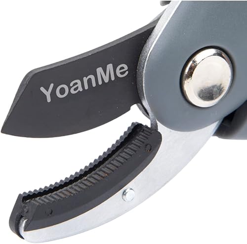 Miniatura 3 de Tijeras de jardinería, podadora de yunque resistente de 8 pulgadas, podadoras de árboles, podadora de mano, tijeras de jardín, herramienta de