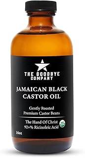 Jamaican Black Castor Oil for Hair Growth – Organic, Cold-Pressed & Unrefined – 100% Pure & Hexane-Free – Glass Bottle (450mL) – Nourishing Oil for Eyebrow, Eyelash & Stronger Hair (16.9 oz)