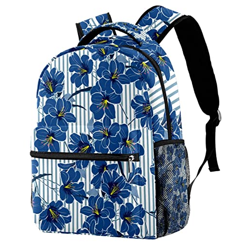 Sac à dos romantique à fleurs et rayures pour s'évader au quotidien