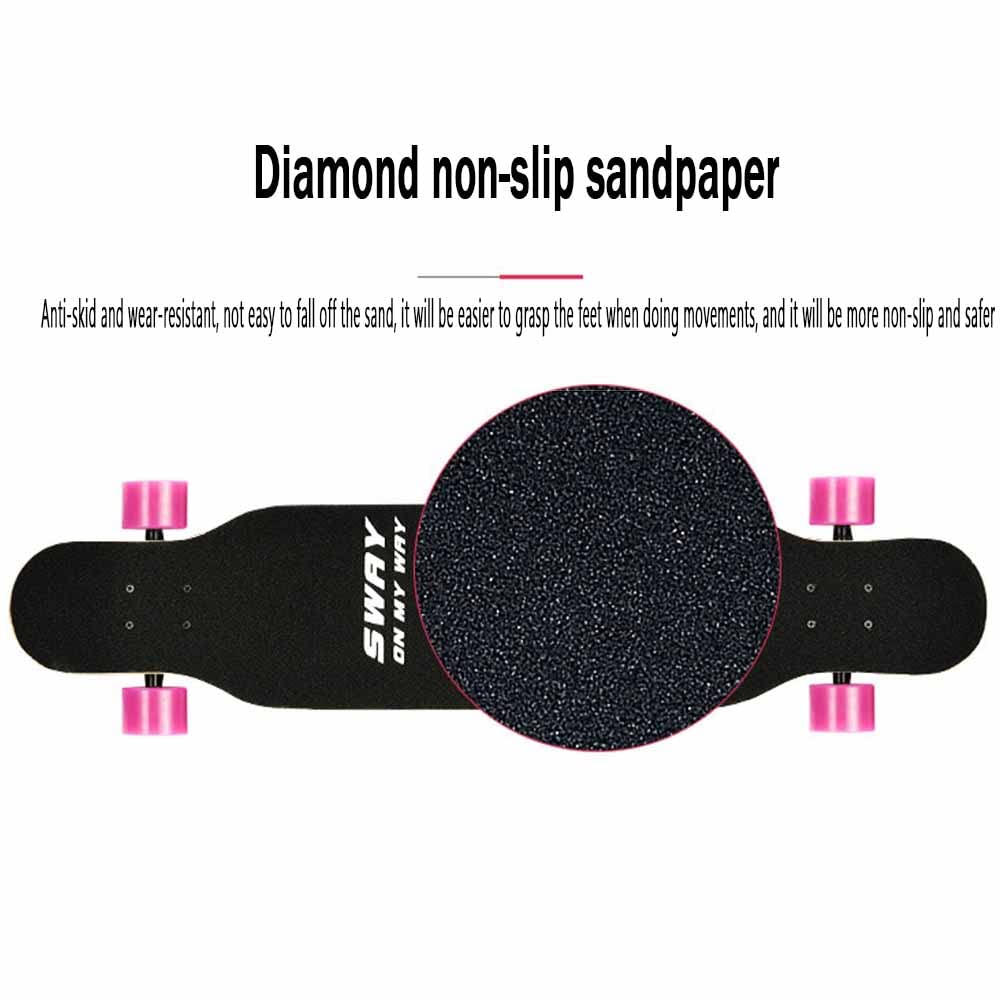 Planche à roulettes Skateboard Complètement assemblé 42" x 9" | Pont en érable à 9 Couches | Conçu pour Les Filles | Outil de Patinage Gratuit 【Couleur et sélection de Motif】