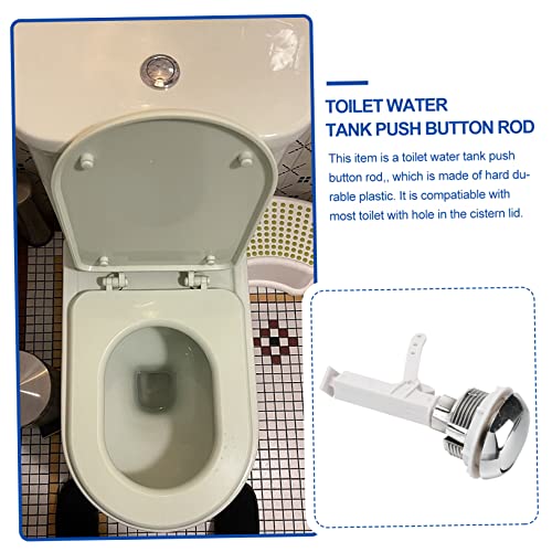 MAGICLULU Toilet Water Tank Push Button Rod Separated Type Flush Toilet Switch Replacement for Home Hotel Bathroom Repair - Image 4