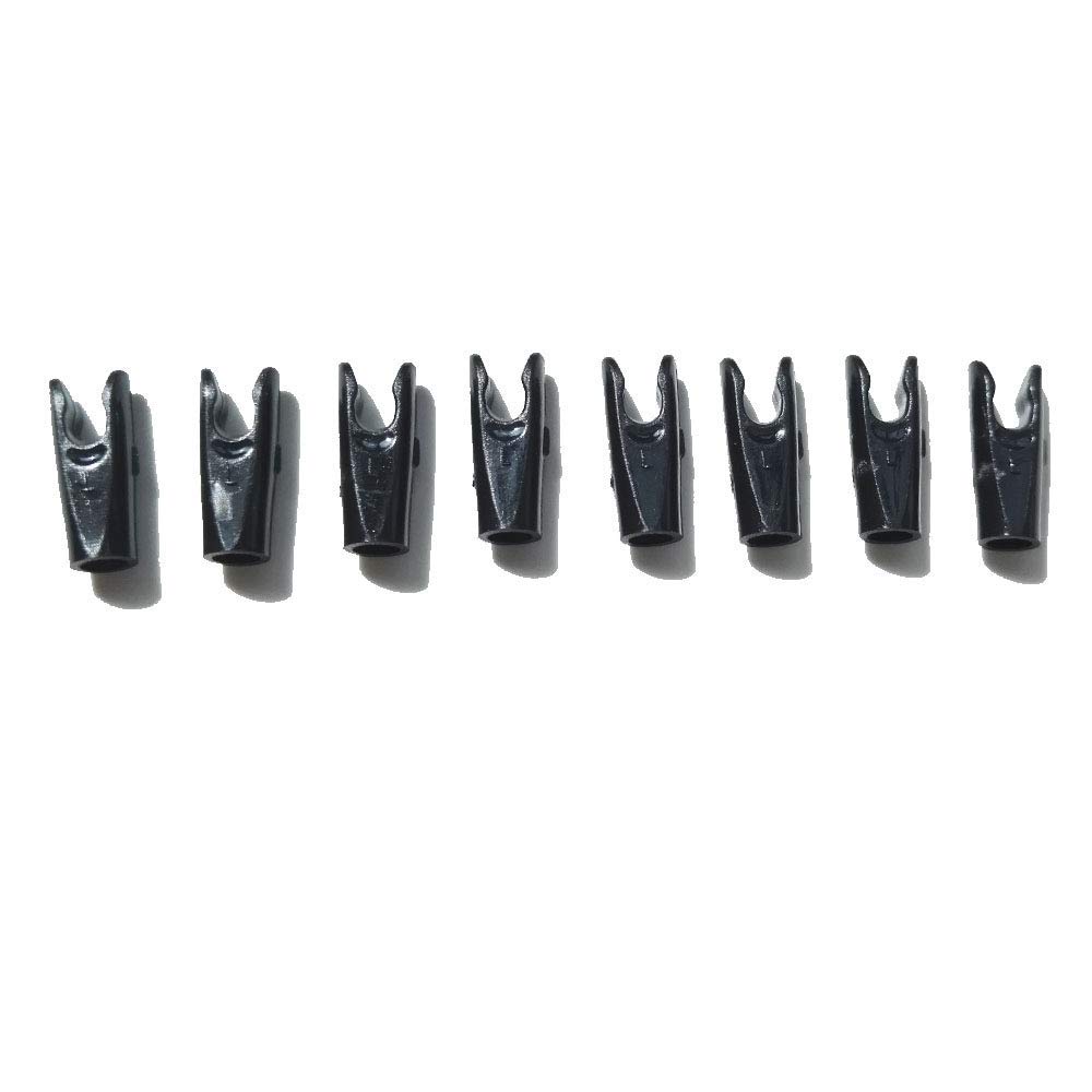 🏹 Lot De 30 Encoches De Flèches – 6,2 Mm – Orange Transparent – Tir à L'arc