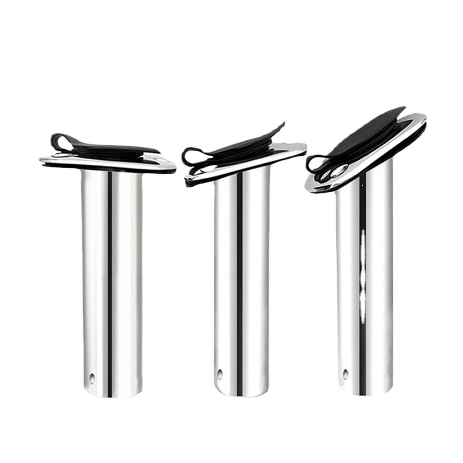 CIOPLJHKL Stainless steel fishing rod holder socket, built-in boat, speedboat, base For Boat Yacht Kayaks(90-degree)