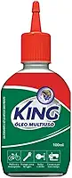 Óleo Multiuso King Peroba, Lubrificante para Máquina de Costura, Bicicletas, Fechaduras, Proteção Contra Ferrugem, 100ml