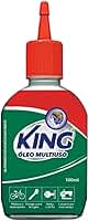 Óleo Multiuso King Peroba, Lubrificante para Máquina de Costura, Bicicletas, Fechaduras, Proteção Contra Ferrugem, 100ml