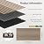 TONOR 4PCS Wood Slat Panels, 48” x 24”Adhesive Acoustic Panels for Wall, Decorative 3D Fluted Panels for Sound Absorbing, Soundproof Panels with Wood Finish for Living Room, Dark Walnut