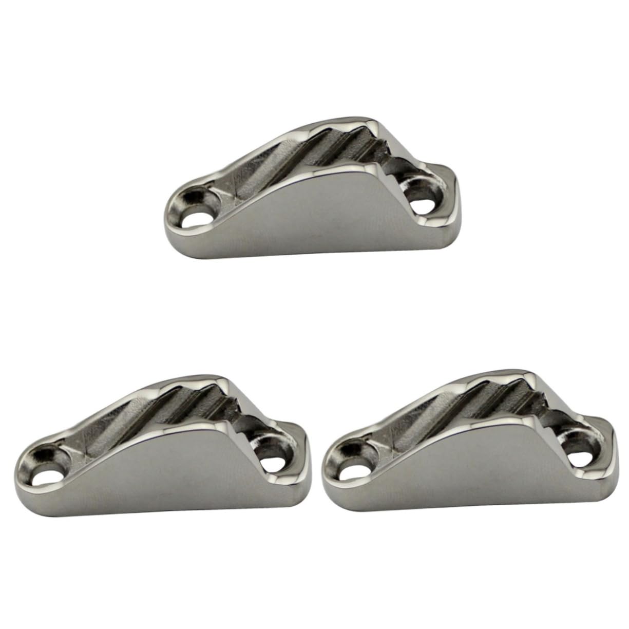 balacoo 3pcs Sailboat Marine Wire Holder Marine Loops Cleat Rope Line Cleat for Yacht