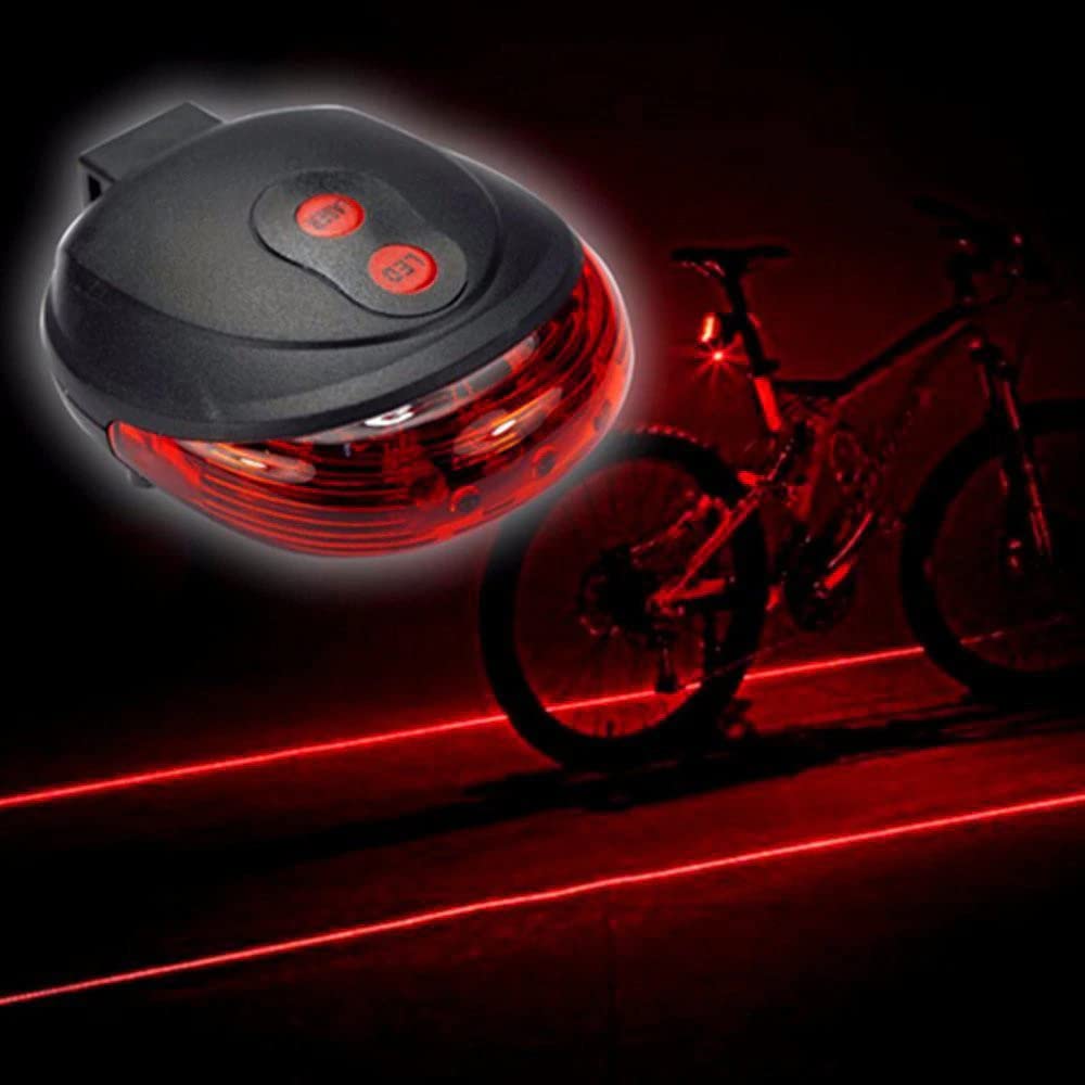 UDee Bicycle Taillight, Cycling Laser Tail Light Water Resistant 2 Laser 5 LEDs 7 Modes Mountain Bicycle Bike Safety Warning Back Rear Led Red Light (B0B7264S1M) Amazon Price History, Amazon Price Tracker