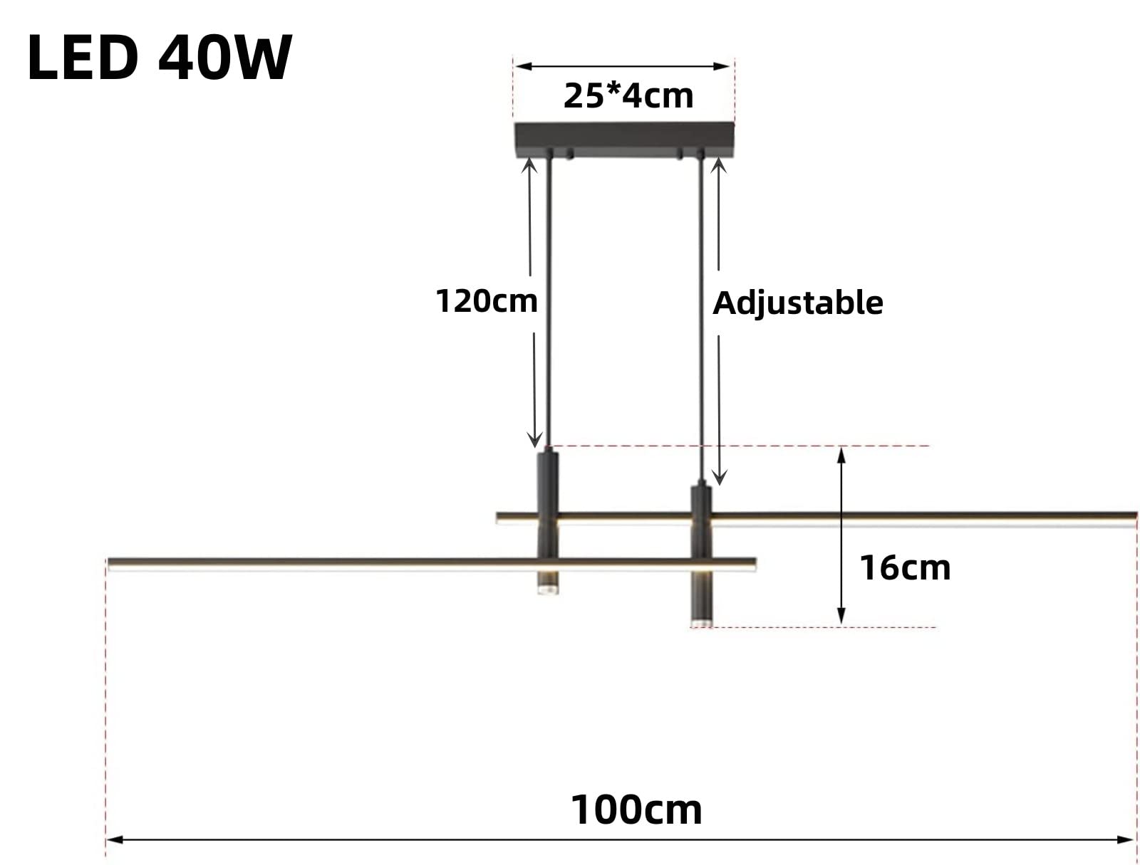 LáMpara Colgante Led Moderna Con Control Remoto Lamparas De Techo Altura Ajustable LáMpara De SalóN Lampara Colgante Isla Cocina Para Oficina Cocina Bar Estudio DiseñO LáMpara De Colgante