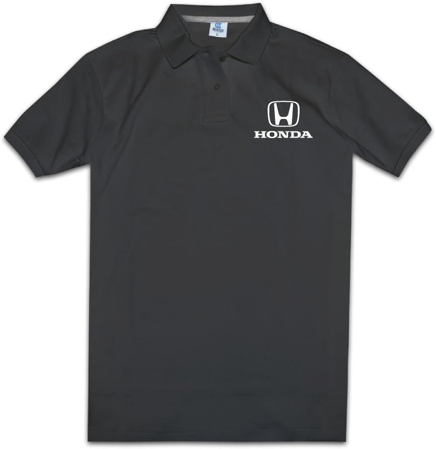 AnnLee Van Men's Honda Logo Polo Shirt Black Apparel
