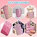Light Pink Resin Jelly Rhinestones for Crafts, Flatback Gems for Diamond Art Flatback Resin Rhinestones Light Pink Bedazzling Gems Kit for Nails Eyes Face Makeup Tumblers DIY