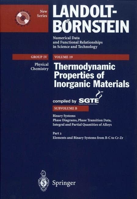 Binary Systems from B-C to Cr-Zr: 19B2 (Physical Chemistry)