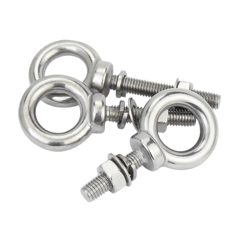 Bulloni ad occhiello in acciaio inossidabile, bullone ad anello in acciaio inossidabile 304 M10 M12 M14 M16 M18 M20 M22 M24 M27 M30 con dado(M14x60mm 1Set)