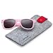 POLARSPEX KIDS CHILDREN 80s POLARIZED SOFT FLAT MATTE PINK SUNGLASSES FOR GIRLS