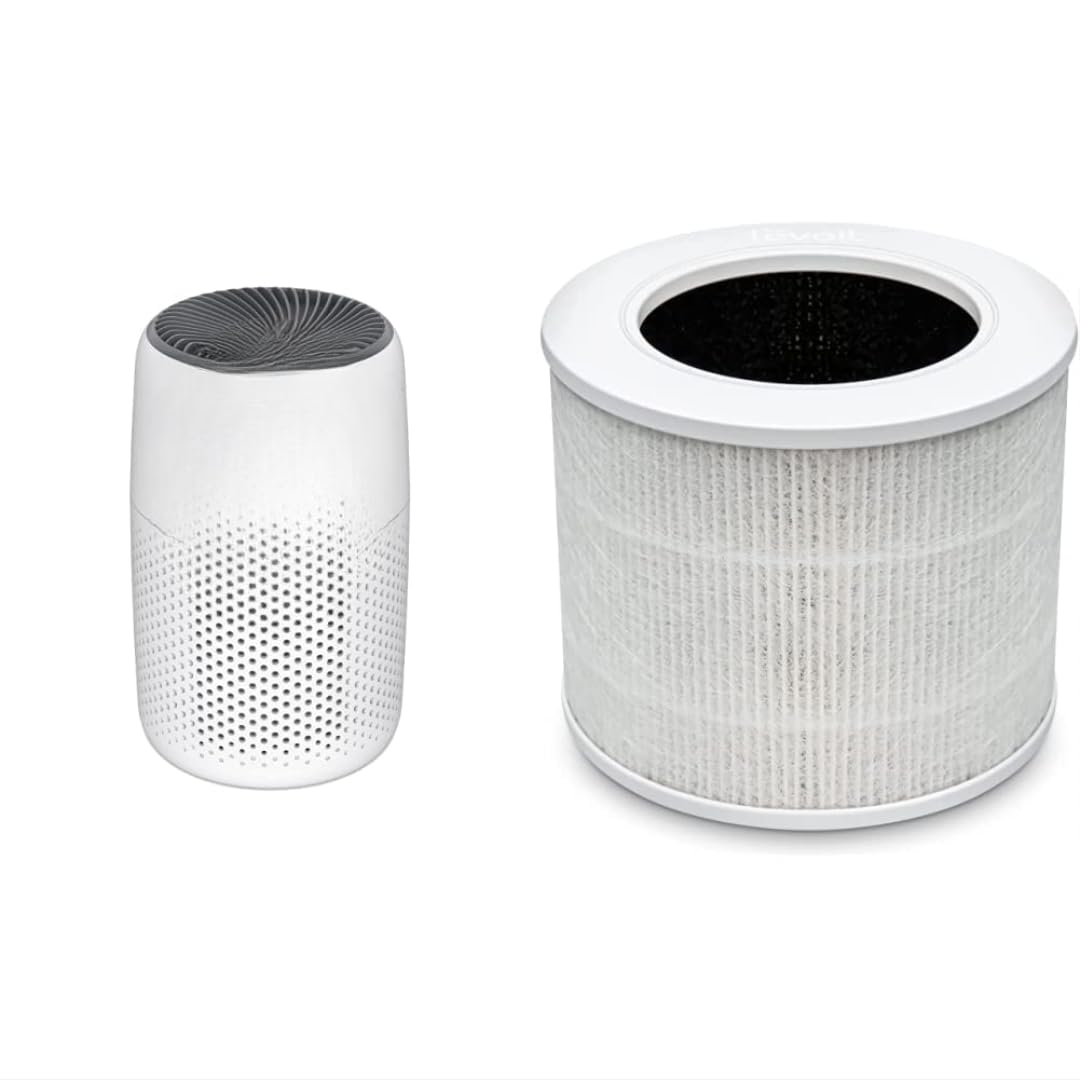 H14® True HEPA And Carbon Filter 1-Pack Compatible with Levoiit Core Mini Air Purifiers | 3-in-1 H14 HEPA Replacement Filter Ultra-Fine Particle & Odor Removal-image-21