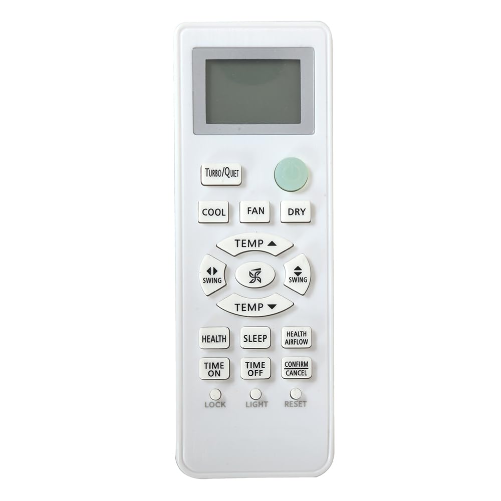 AC Remote Control Compatible with Haier Air Conditioner | Replacement Remote Suitable for 1 Ton 1.5 Ton 2 Ton Split & Window AC | Turbo Quiet Sleep Timer Functions | White RE 131A-picture-29
