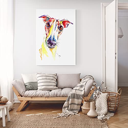 GreyhoundArts Whippet italiano Dog painting Art