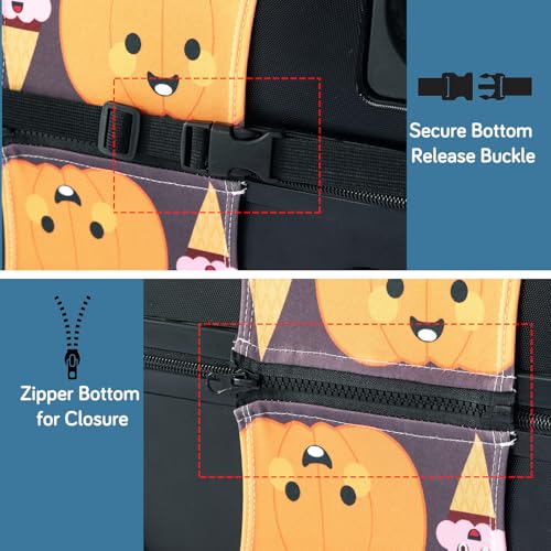 Image of HOKIPO 220gsm Durable and Washable Suitcase Covers for Trolley Suitcase, Small (18-19inch) - Sweet Thanks (AR-6343-D14)
