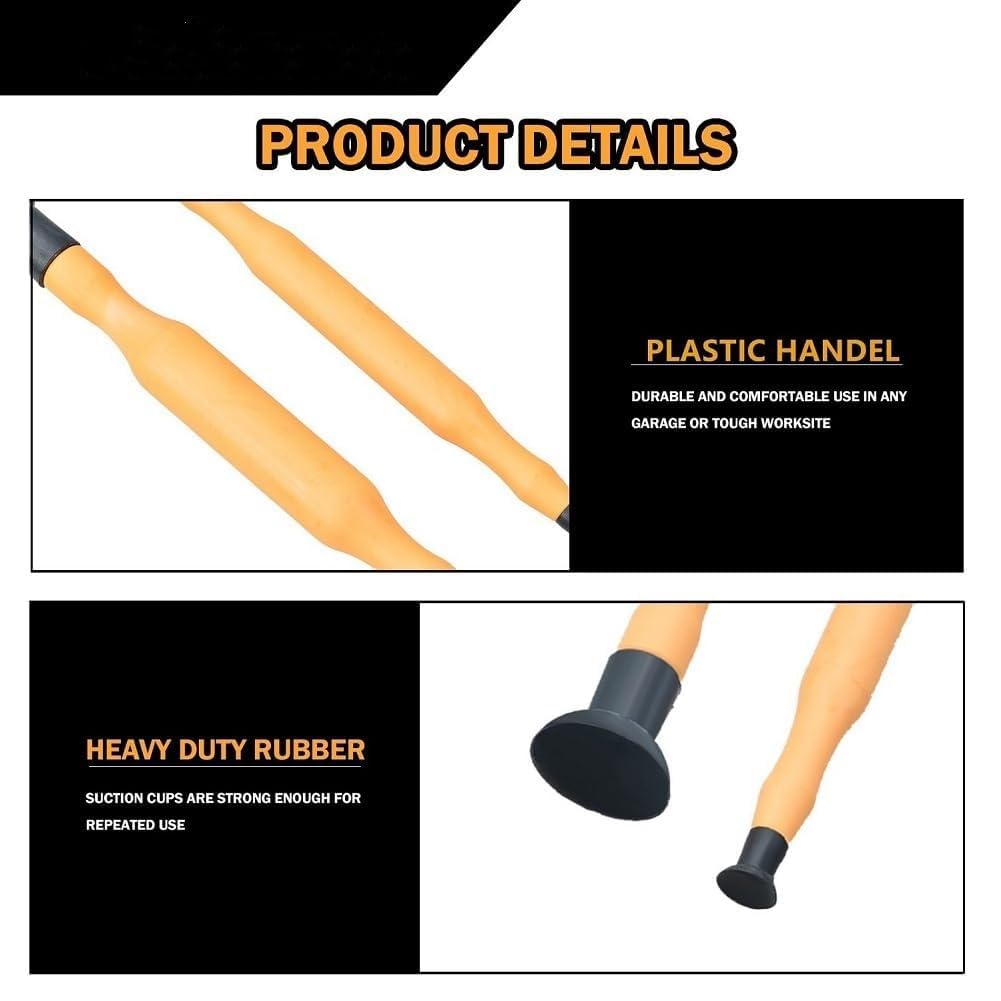 QZQUFJ 12 Pièces Compressiometre Essence Compresseur Ressort Amortisseur, Universel Leve Soupape Compresseur de Ressort, Acier Carbone Compresseur de Ressort de Soupape, pour ATV, Auto, Moto