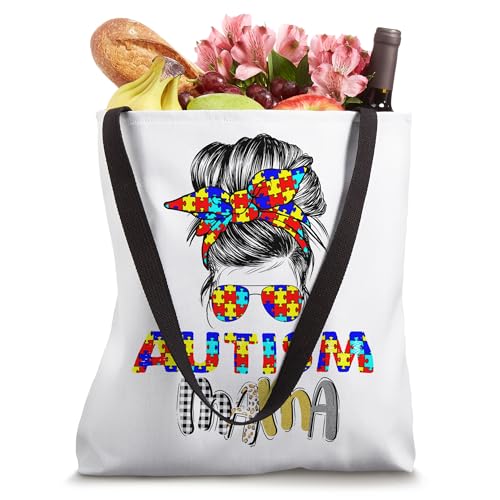 Bolso tote para mujer con diseño Autism Awareness miniatura 4