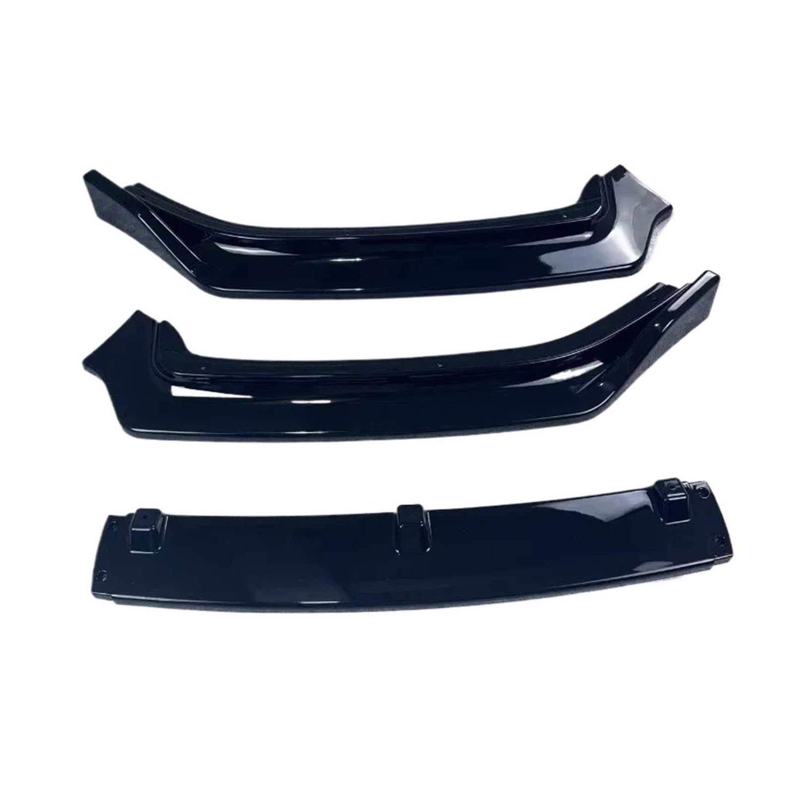 2 Barre Di Supporto Regolabili Per Splitter Paraurti Auto – Lega Alluminio, Universali, 10cm Nero