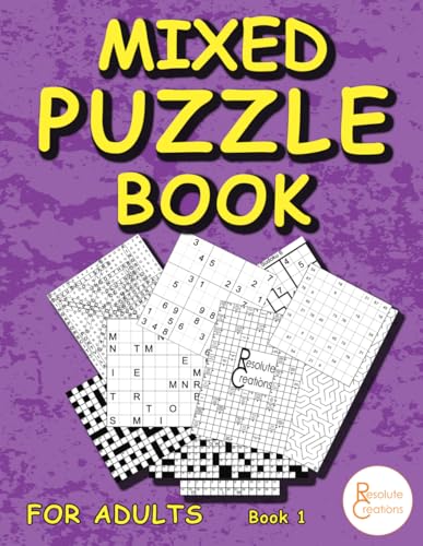 Mixed Puzzle Book: For Adults