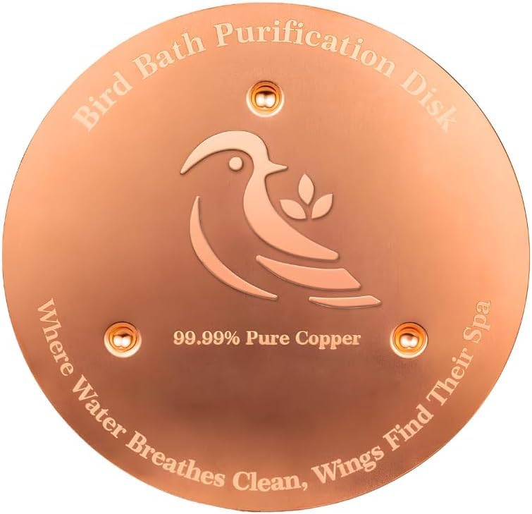 Universal Copper Disk for Birdbaths, 0.6mm Thick, Triple-Point