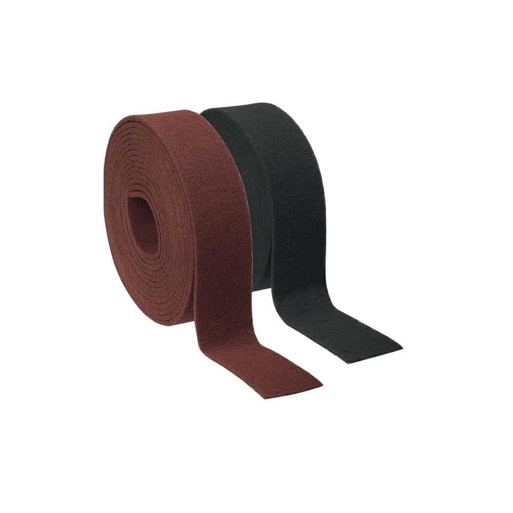 Scotch-BriteTM Clean & Finish Roll CF-RL Maroon 100mm x 10m AMED โ image 1