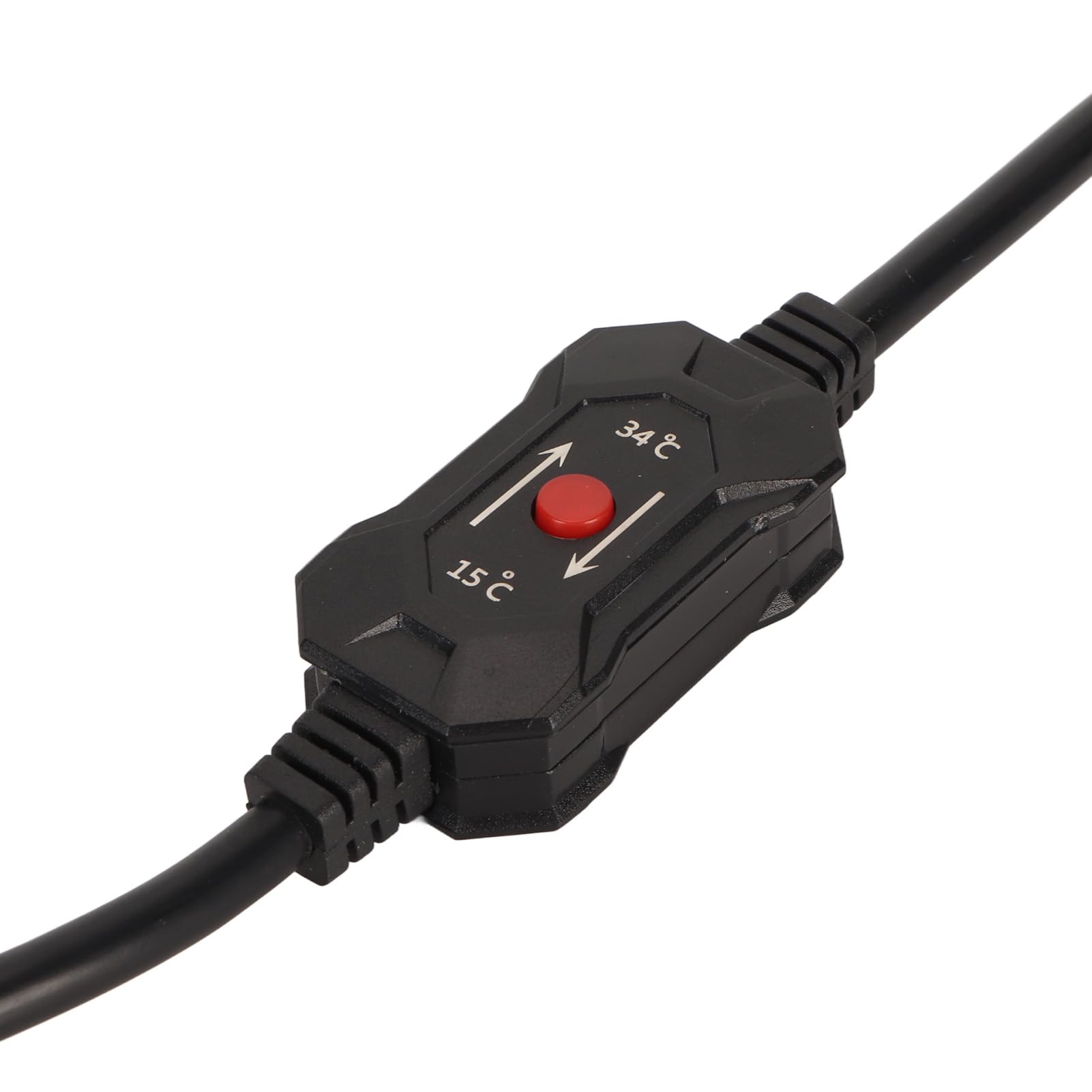 Aquarium-Heizung, Energiesparender Aquarium-Thermostat-Controller, PID-Temperaturregelung, IPX6, Wasserdichtes, Explosionsgeschütztes Dach mit Digitalanzeige für Aquarium