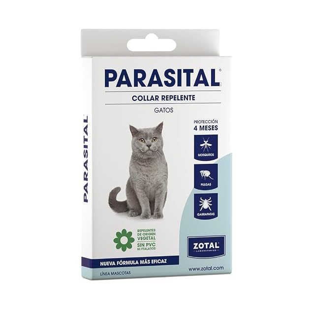 Zotal Parasital Collar Antiparasitario para Gatos - Protección de hasta 4 Meses