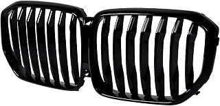 OE Replacement for BMW X5 G05 2019-2020 2021 Front Performance Kidney Grille Grill (Glossy Black, Single Slat)