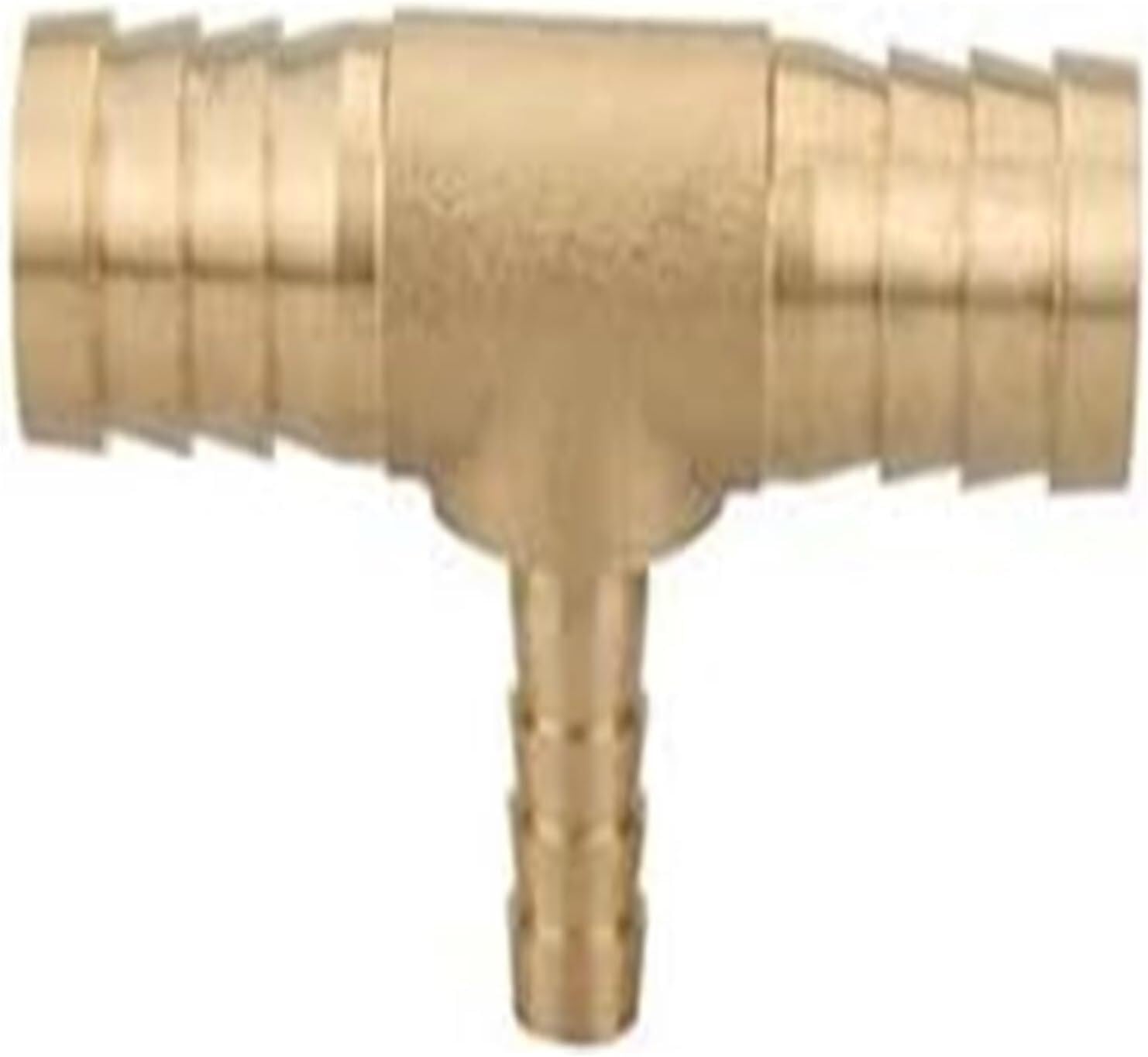 Conector de toque de manguera, 1 conector adaptador de acoplador separador de accesorios de tubería de latón reutilizable de 3 vías con lengüeta for manguera, utilizado for accesorios en T d