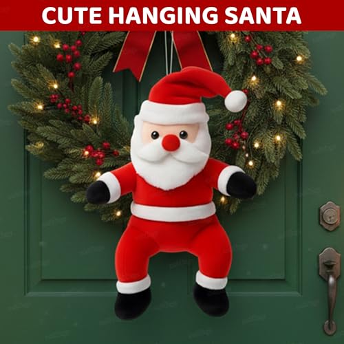 Image of Zest 4 Toyz Christmas Santa Soft Toy for Christmas Party Celebration Decorations Stuffed Animal Plush Toy for Kids Boys & Girls - Red (20 cm)