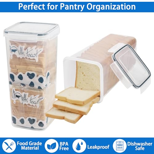 Tiawudi-2-Pack-Bread-Box-Plastic-Bread-Container-Bread-Storage-for-Kitchen-Counter-Bread-Keeper-with-Airtight-Lid-Tall-Bread-Saver-Sandwich-Bread-Holder-56-Qt-53L-Each