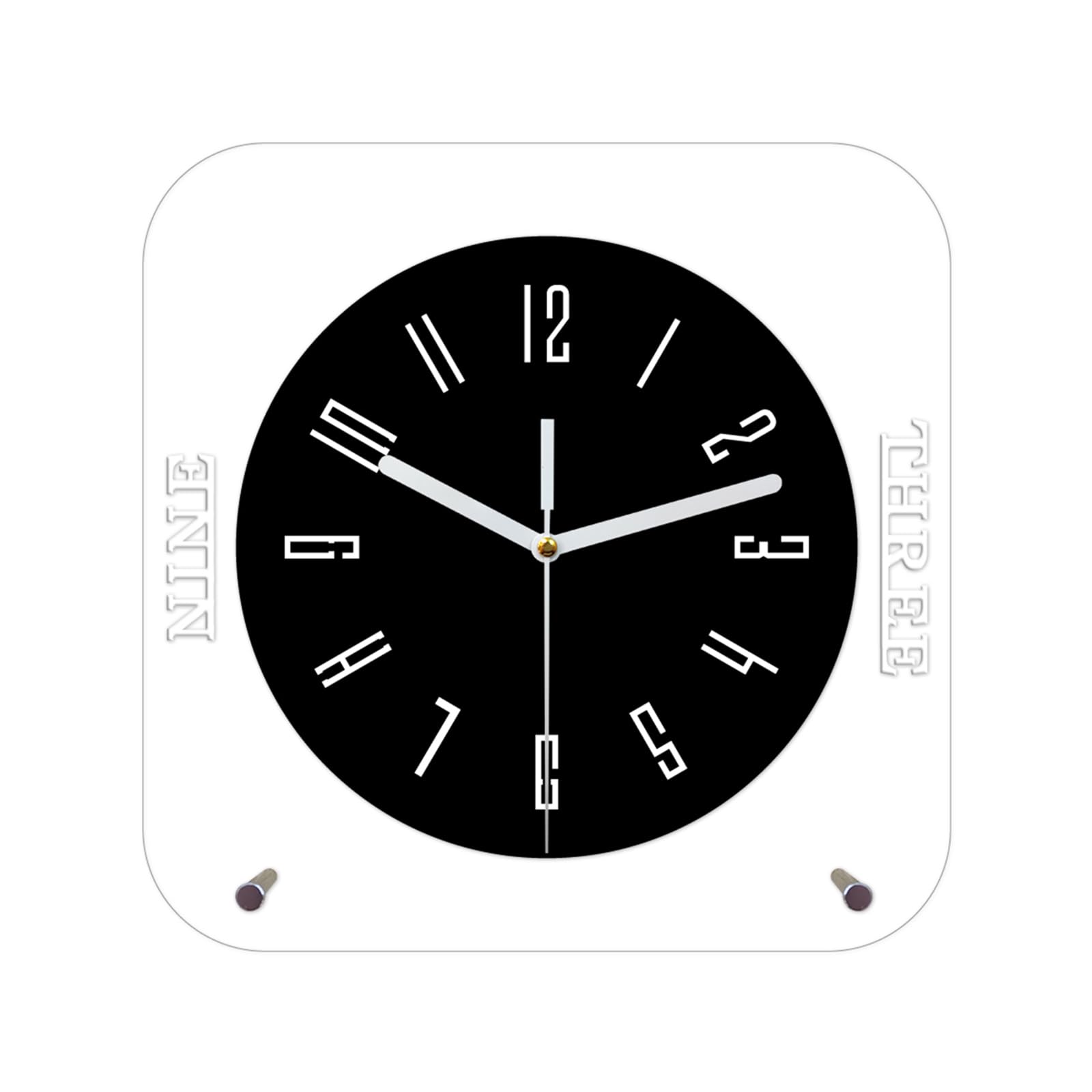 Msioytog Silents None Ticking Wall Clocks Battery Operated, Decorative Clock for Bathroom Kitchen Living Room Decorative Clock Silents Wall Clocks Battery Operated None Ticking