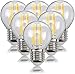 Produktbild LED E27 Lampe, 4W Led Edison glühbirnen G45 Leuchtmittel 470 Lumen, ersetzt 40W Glühfadenlampe, 2700K Warmweiß Glühbirne E27, 6 Stück