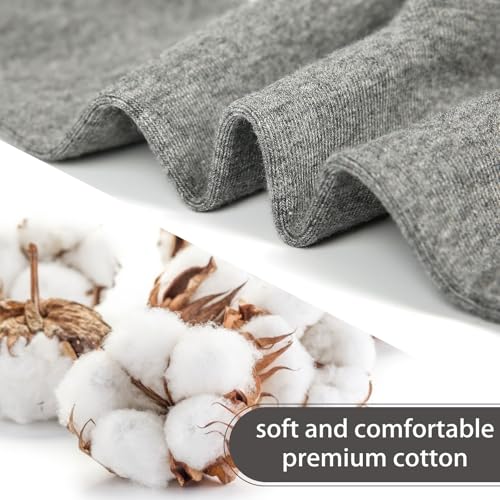 Image of FGZ Mens Crew Socks Breathable Cotton Soft Casual Thin Socks for Work,Sport & Everyday Wear,5 Pairs