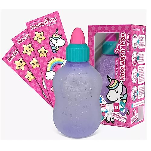 Nosewash Max Unicórnio- Dispositivo para Lavagem Nasal de Bebês e...