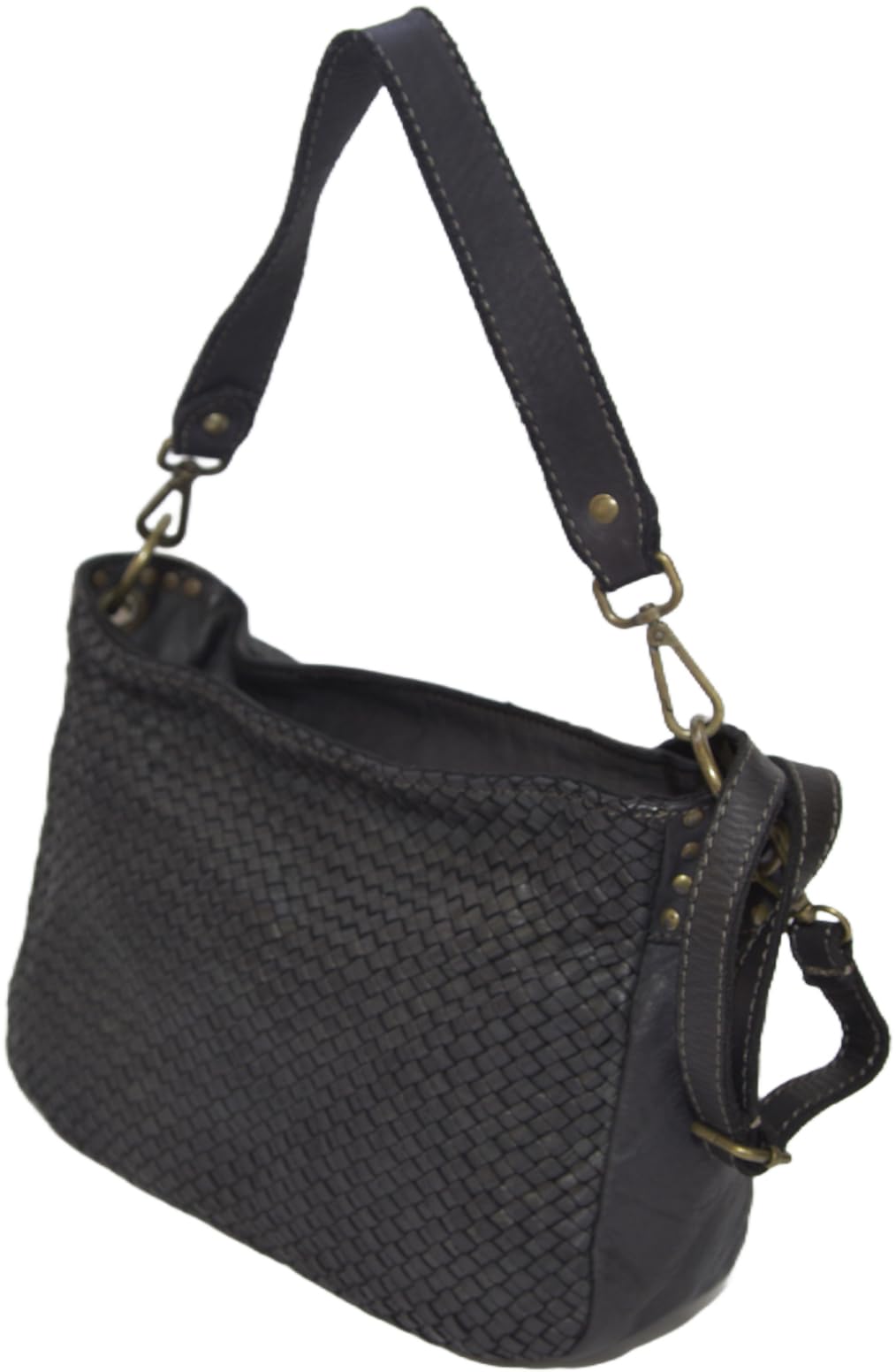Borsa Pelle Donna Tracolla | Borsa Pelle Donna Intrecciata | Borsa Pelle Donna Tracolla Italiana | Borsa Pelle Morbida Donna 'Morgane'