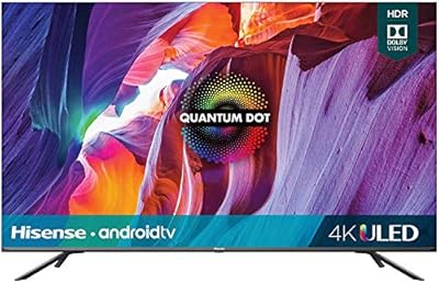 Hisense ULED 4K Premium 75U6G Quantum Dot QLED Series 75-Inch Android 4K Smart TV with Alexa Compatibility, 600-nit HDR10+, Dolby Vision & Atmos, Voice Remote (2021 Model)