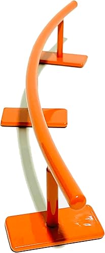 Riel de diapasón C Curvo Metal Sólido Acero Rampa Rampa y Parques de Patines (R4C) (Verde)