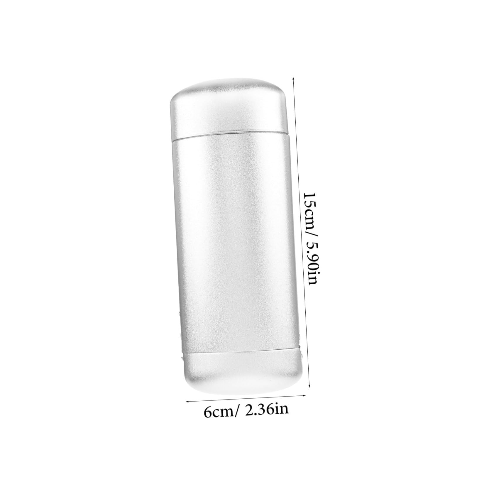 Healvian estuche de aluminio para gafas estuche de anteojos titular de gafas lentes Gafas de sol plegable estuche rígido para gafas de mujer estuche para anteojos aleación de aluminio Plata