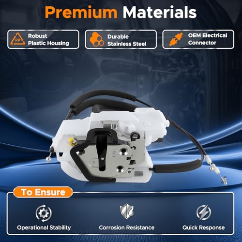 Image of Front Driver Door Lock Actuator Compatible with Nissan Frontier 2005-2019