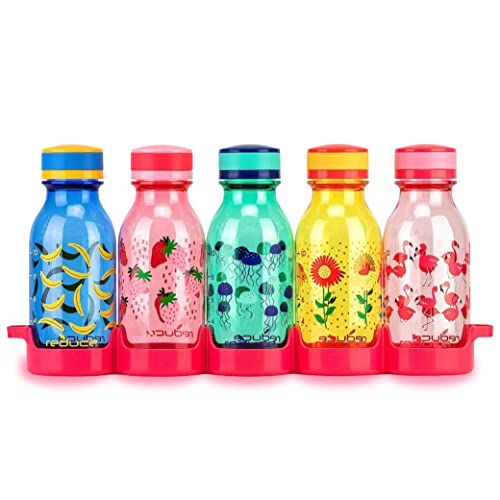 REDUCE WaterWeek 14 oz Tritan Reusable Water Bottles - Includes 5...
