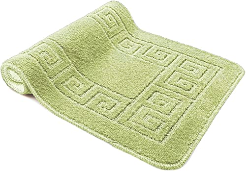 Home Must Haves Bath Set 3 Piece Anti-Slip Backing Patchwork Pattern Bathroom Mat (18