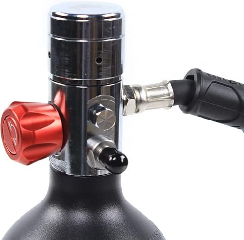 Miniatura 3 de Equipo de tanque de buceo de 1.0L, kit de mini estuche de buceo, equipo de bomba de tanque de oxígeno portátil con respiración submarina de 15-20